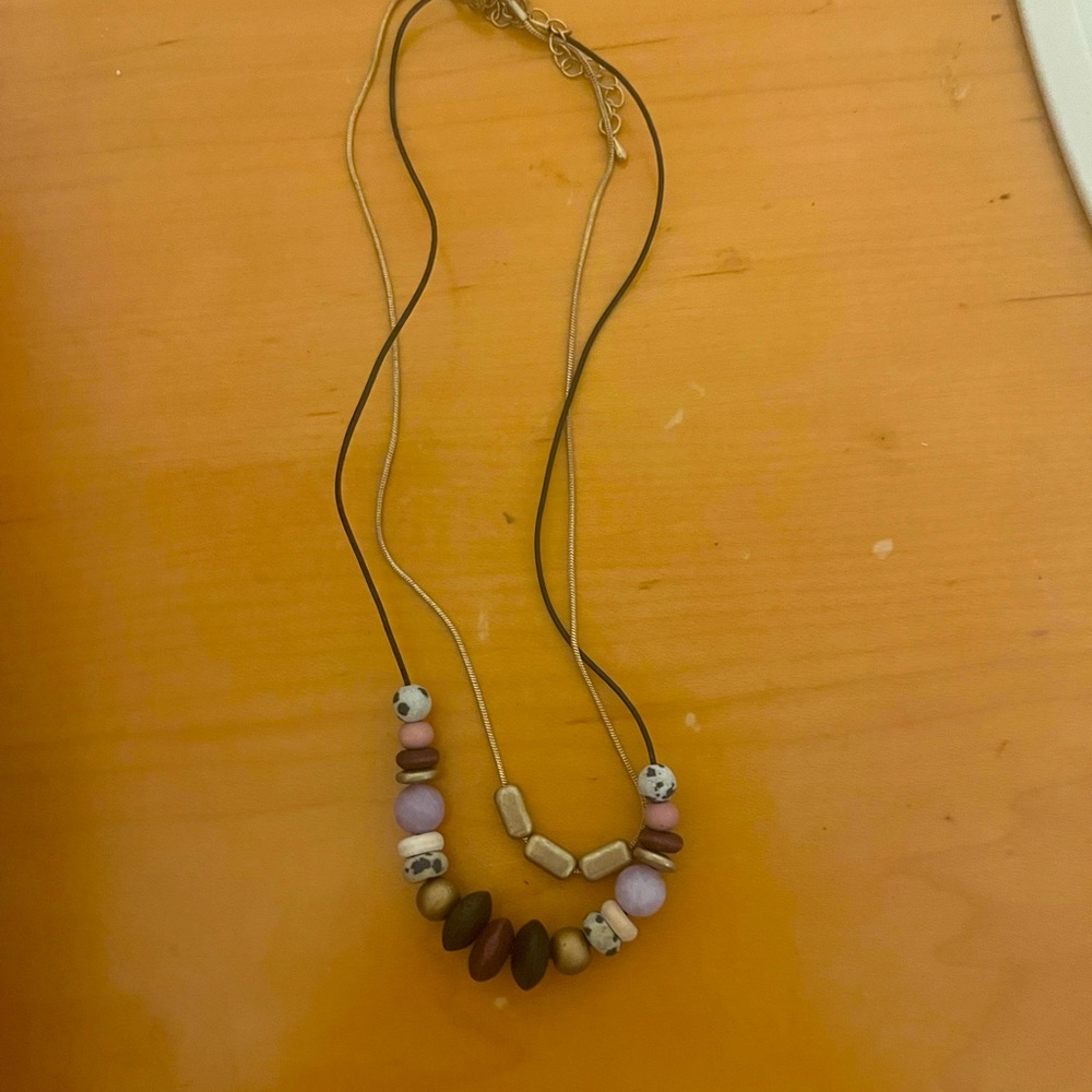 2 layered necklace